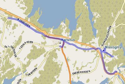 22 Turnr 816-6 Karlshus skole Karlshus skole - Missingmyr - Rabben - Boligområde - Solli - RV til Eskelund slutt Avgang 13:15 Ankomst 14:05