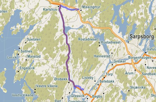 24 Turnr 816-8 Karlshus skole Missingmyr - Karlshus - Fr.stadveien - Onsøy - Fjeldberg båthavn - Fredrik II vgs - Glemmen vgs.