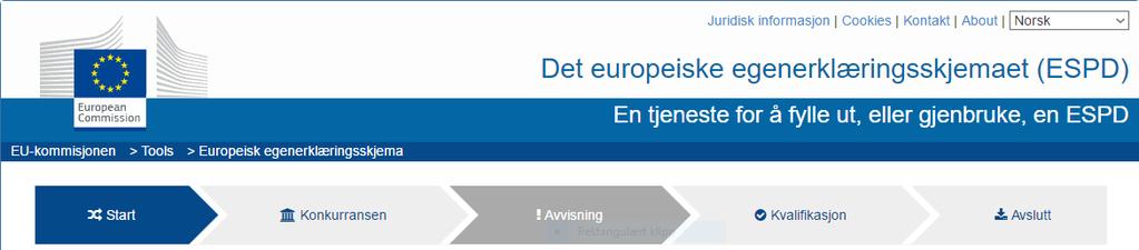 Kan brukes av både oppdragsgivere og leverandører Gratis å bruke, ingen innlogging vanlig nettside Norsk oversettelse