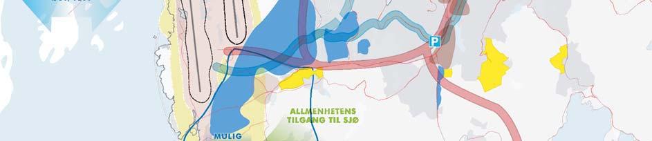 Blomsterdalen. Her er det plass både til senterutvikling, næringsarealer og boligbygging. For et nærmere avgrenset område vist på strategisk kart, anbefales det å lage kommunedelplan (Fig. 4).