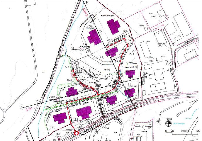 3.3.2. Fig. 8. Plankart over tiltaksområdet med Tiltakshavers foreslåtte arealbruk, jfr. også ortofoto Fig. 7.