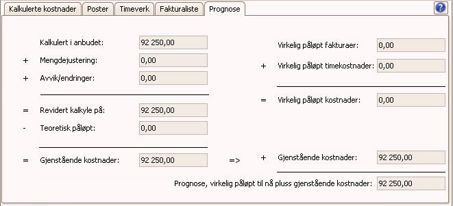 Forutsetningen er at det i Innkomne faktura legges inn prosjektet det skal belastes, og under arkfanen Fordeling legges inn Ressursgruppe, Ressursnavn, prosentvis hvor mye av beløpet som skal