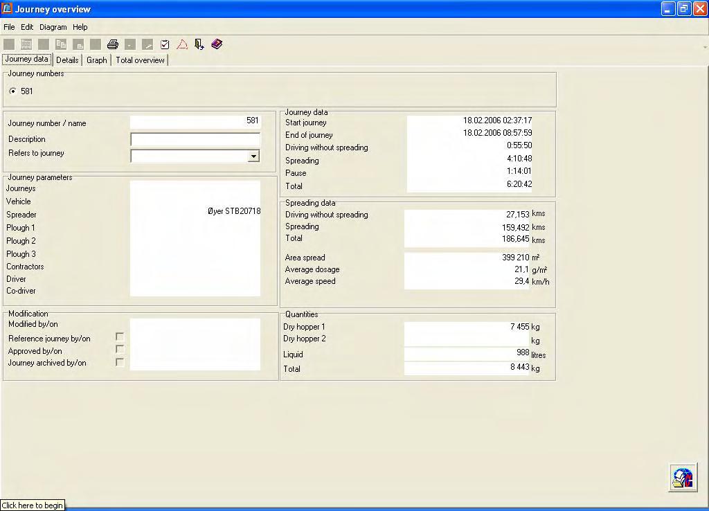 23 3.2 Tiltaksregistreringer 3.2.1 WinterLogic Figur 3.9 viser et eksempel på en tur som er registrert i WinterLogic.