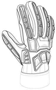 1.7 Design 2 (54) Produkt: Gloves for protection [for household, medical