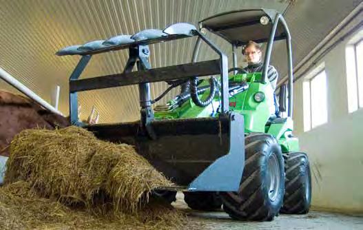 Typisk er håndtering av greiner, flis, kompost, høy/halm, naturgjødsel, bygningsavfall m.