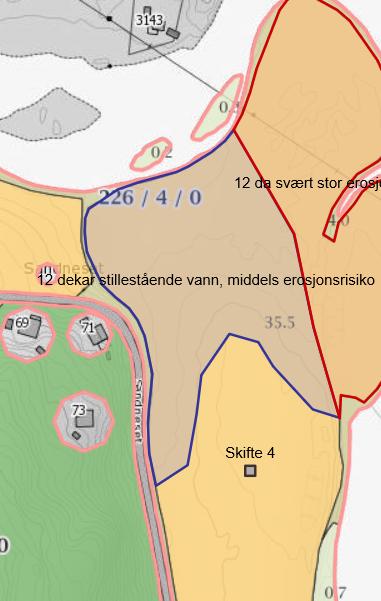 Elv og erosjon på flomsletter; der vann strømmer ut når elven går over sine bredder eller b, er dette ofte områder hvor vannet flyter utover i alle retninger og fyller opp geometrien (lave områder i