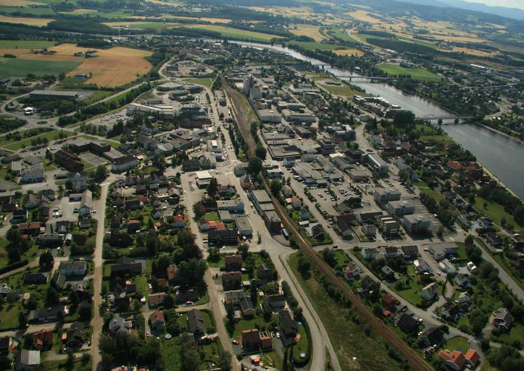 c+6 Domus c+23 c+20 Framgården c+18 c+25 c+38 Siloene c+46 Meieriet Amfi c+21 HØYDER I DAGENS SITUASJON Sentrumsbebyggelsen ligger på et lavt flatt område på ca 6 m.o.h.