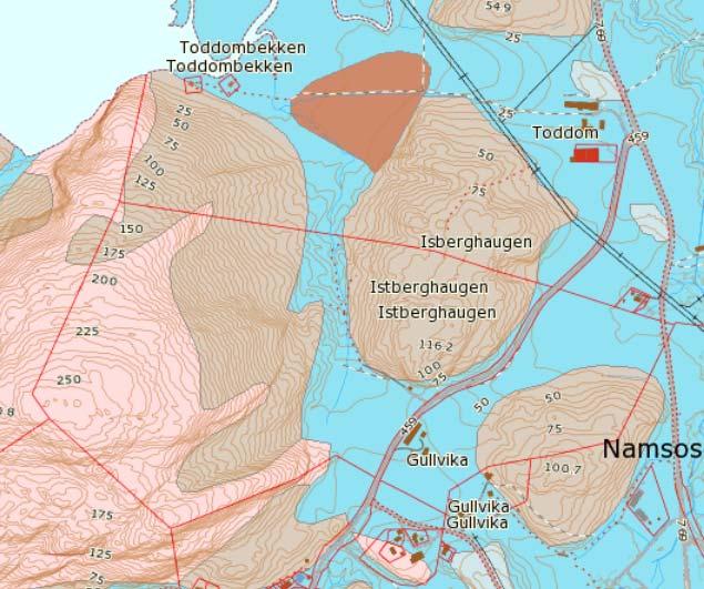 Steintak og deponi Gullvika, Namsos Geoteknisk vurdering multiconsult.no 2 Grunnforhold 2.