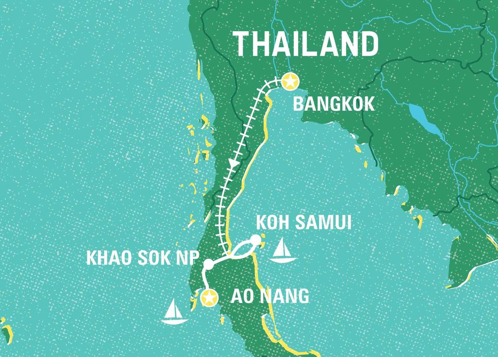 no Dronningensgate 23, 0154 Oslo, Norway Super South Thailand Oversikt Turkode GTBC Turen destinasjon Ao Nang Destinasjoner Thailand Reisen er levert av Turen starter Bangkok 9 dager Fra :