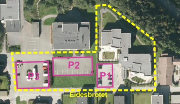 Eide Sjukeheim Trafikale konsekvenser Side 8 6 TRAFIKKANALYSE 6.1 Arealbruk Dagens situasjon (før utvidelse) Ved Eide omsorgsboliger er det i dag : 32 omsorgsplasser med kontinuerlig bemanning Ca.