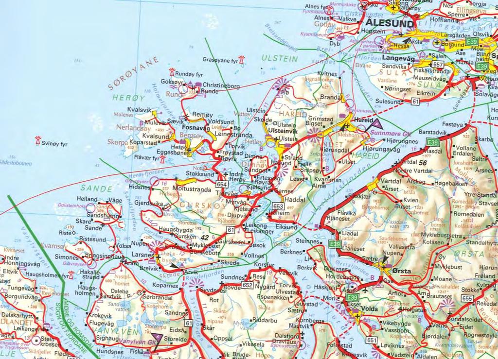 Side 9 av 28 Reguleringsrapport Aspevika II, Herøy kommune 6.1 Lokalisering Bustadkonsentrasjonar - Marknad / Nedslagsfelt Aspevika er lokalisert sentralt på ytre søre Sunnmøre.