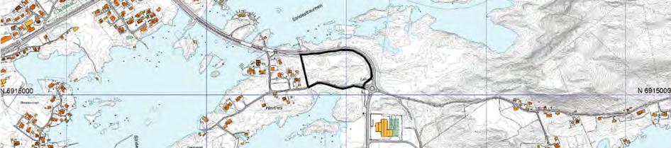 Fosnavåg, like sørøst for Eggesbønes, og 300 meter nord for næringsområdet på Mjølstadneset.