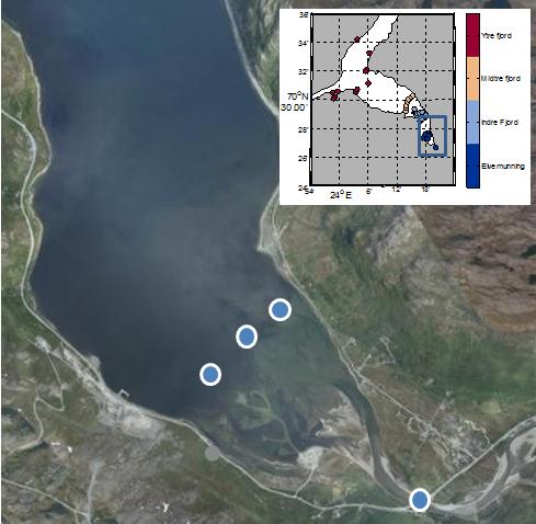 2.2. Stasjonsnett Sesongen 2 hadde vi et relativt omfattende nettverk av automatiske lyttestasjoner (VEMCO VR2W) i ulike deler av Repparfjorden og Repparfjordelva (Figur 3).