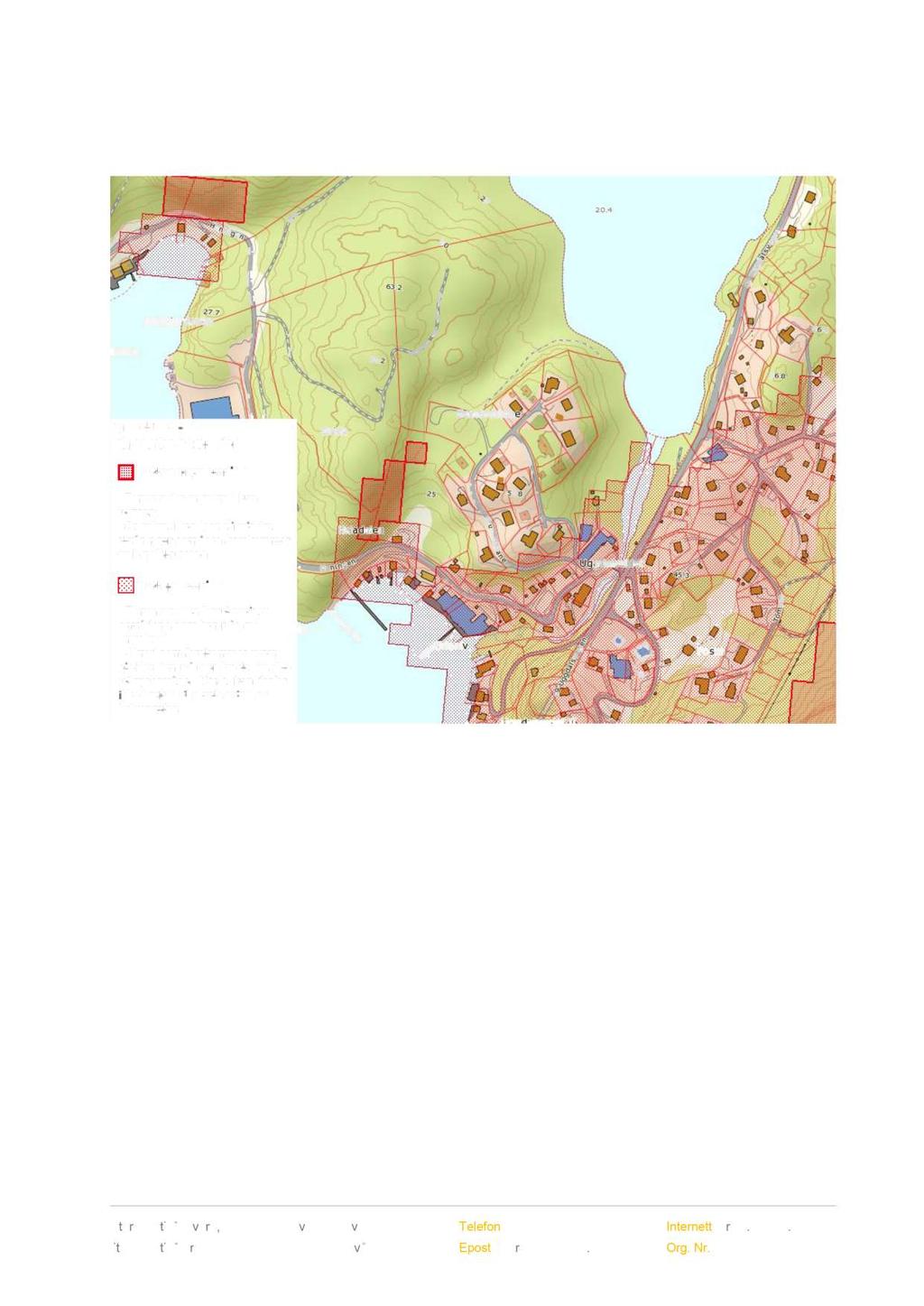 Figur 2 - Aktsemdområde for snøskred (kjelde: geo.ngu.no) I det same området som er utsett for steinsprang, er det og fare for snøskred.