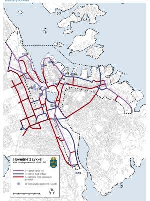 Hvordan bør sykkelnettet i sentrum oppgraderes?