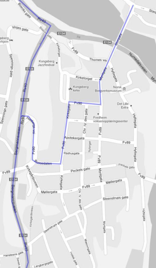 80-(122) UTREDNING 3.2 Trase 3.2.1 Alternativ 0, dagens situasjon I tabellen under er det gjort en vurdering av dagens trase.