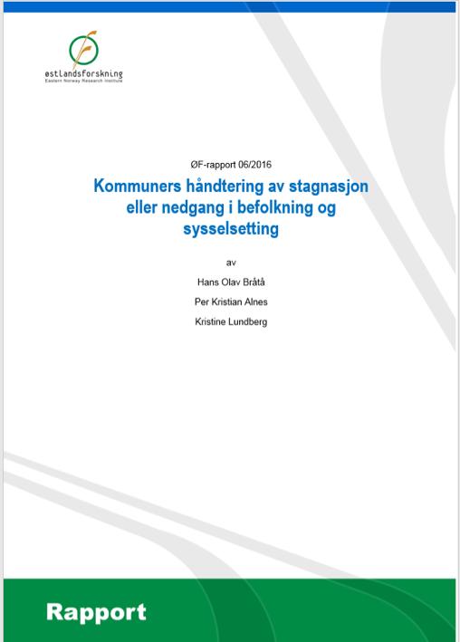 Mange kommuner har nedgang i befolkning og sysselsetting Ø Hva