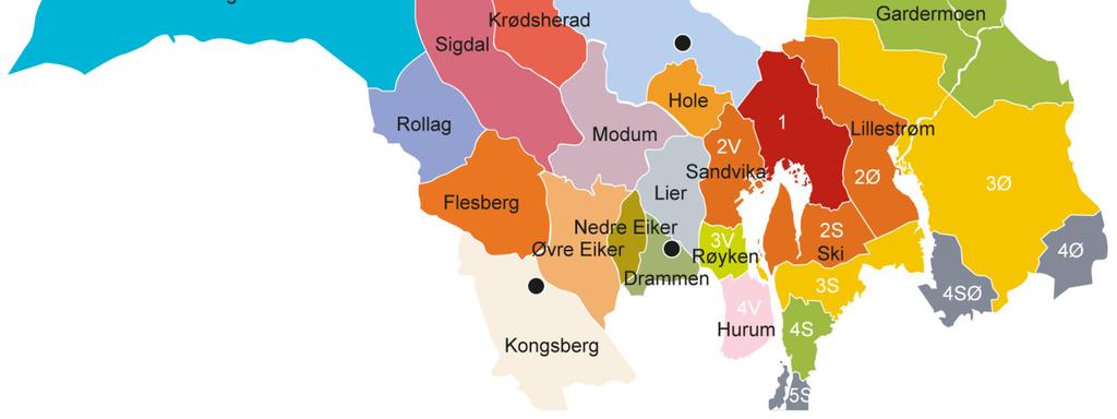 1 Felles soner For felles billettslag kan kunden kjøpe billett som gjelder for hele reisestrekningen i det felles sonesystemet.