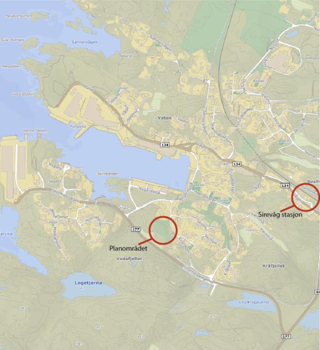 Kråhagen, for å tilpassa reguleringsplanen frå bustadsareal med høg tettleik til eit areal med einebustadar.