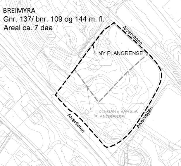 Planen vart på hausten 2012 utvida til òg å omfatte Alvervegen 12.