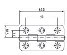 Bredde 38 + 38 = 76 mm Tykkelse 2,0 mm