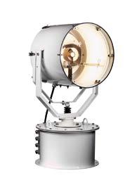 BELYSNING LYSKASTER TUNGSTEN HALOGEN - 250 MM - ANDROMEDA SS250 Spenning: 24V (240V) Watt:250 Watt Vanntett:IP 56 standard Lys styrke: Rekkevidde for 1 Lux 1 815 meter Rotasjon horisontal: 370 grader