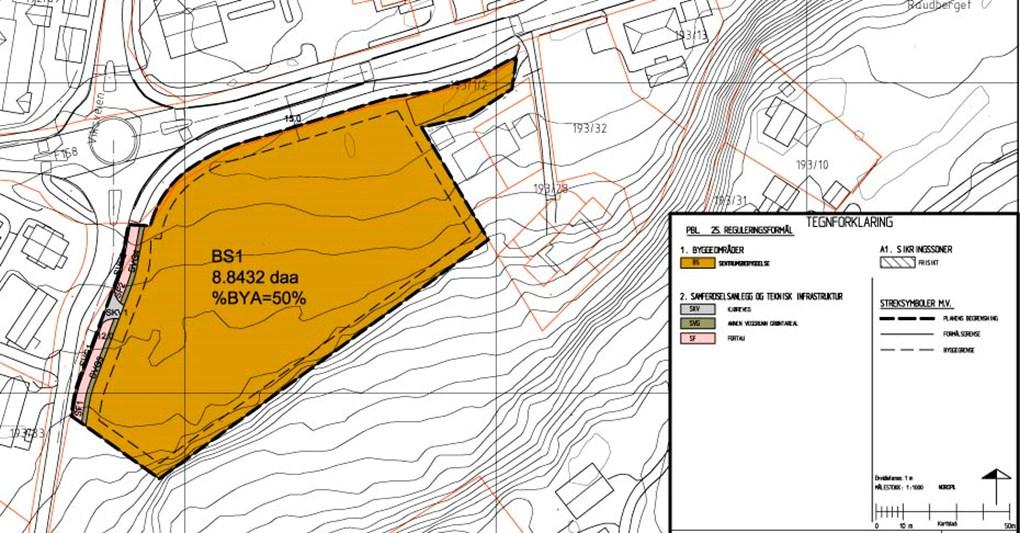 Denne saken gjelder et ca 9 daa stort sentrumsområde på Vik som Hole kommune har ervervet og ønsker å bebygge, bl.