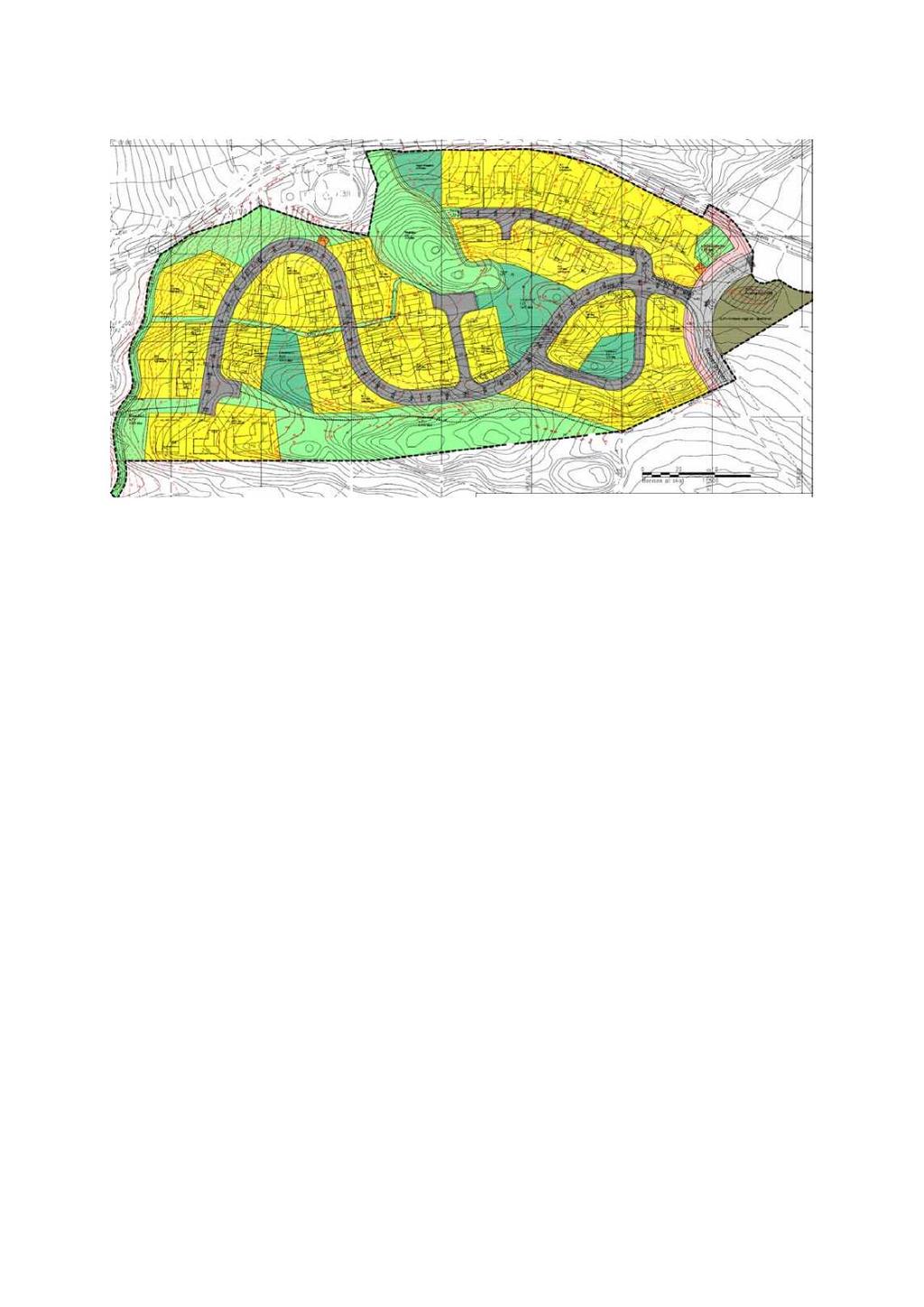 Forslag til reguleringsplan for Husbyåsen K1 barnehage - detaljplan Planbeskrivelse Figur5: Plankartfor detaljplanfor Husbyåsenfelt B1-B6 3.5. Avvikfra overordnetplan Planforslagetavvikernoefra overordnetplan.