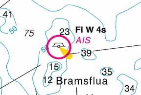 10/08 558 Kart (Chart): 17 636. * Rogaland. Sletta. Værbøye. Kartrettelse. Endre kartsymbol til ODAS-bøye med AIS. Se skisse. 59 28.51' N, 05 08.67' E Karakter uforandret. Kart: 17. (KildeID 39412).