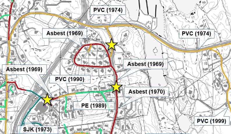 Ved fremtidig situasjon kobles trykkforsterkeren ut og HB Steinsås-trykk blir gjeldende.