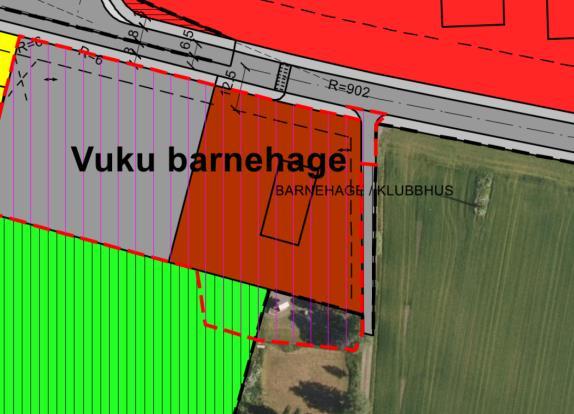LNFR Fig. 1: Eldre reguleringsplan for Vuku. (Planavgrensningen er blitt innskrenket i etterkant slik at parkeringsareal i vest ikke er inkludert.) Fig. 2: Kommuneplanens arealdel.