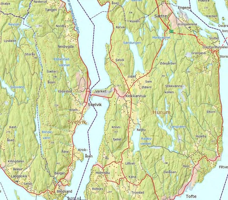 Klokkarstua, gbnr. 6/36, Hurum kommune Datarapport for geotekniske grunnundersøkelser multiconsult.no 1 Innledning 1 Innledning 1.1 Generelt Det er planlagt bygging av Kiwi-forretning inkl.