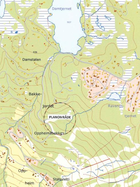 1. Bakgrunn Gjeldende reguleringsplan for Damtjednlia ble godkjent i Nord-Aurdal kommune 16.10.2008. Formålet med planarbeidet nå er å omregulere nedre del, område T1 T5 og T7.