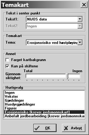 Temakart over jordsmonn For store deler av Norge finnes det jordsmonnskart. De er laget av Skog og landskap (tidl. NIJOS) på Ås.