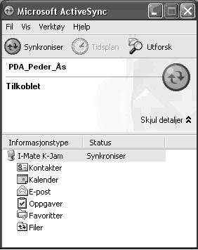 Del 6 Bruk sammen med PDA PDA Det er utviklet et program som heter SkifteplanPDA. Bruk av dette sammen med Skifteplan krever egen lisens.