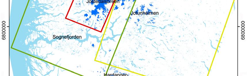 Dette området dekker Jostedalsbreen og