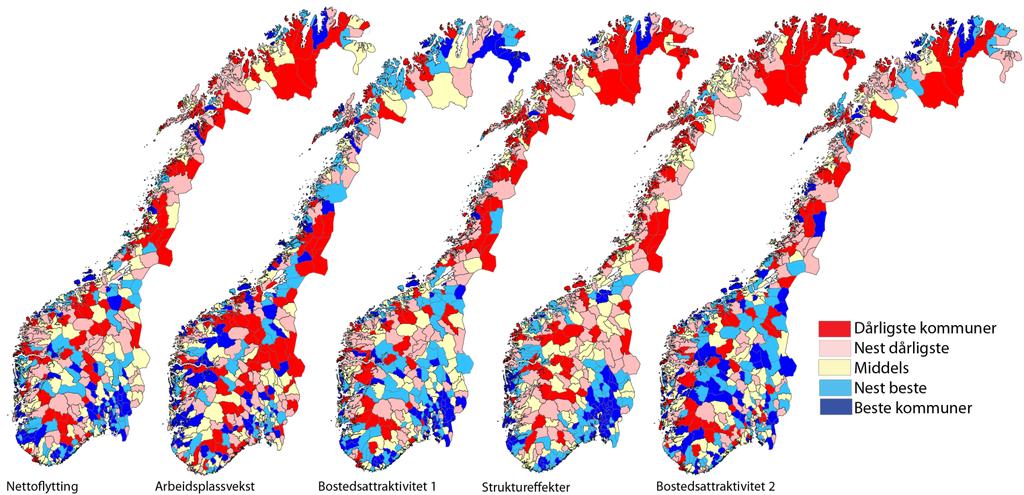 Perioden 2000-2011 Når struktureffekten er definert,