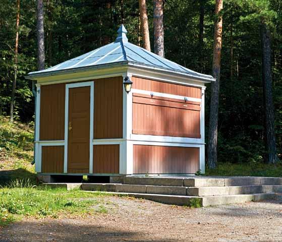 Post 15 Paradisbukta kiosken En kiosk ble oppført ved Paradisbukta på slutten av 1920-tallet. Den betjente det økende antall badegjester som besøkte stranden.