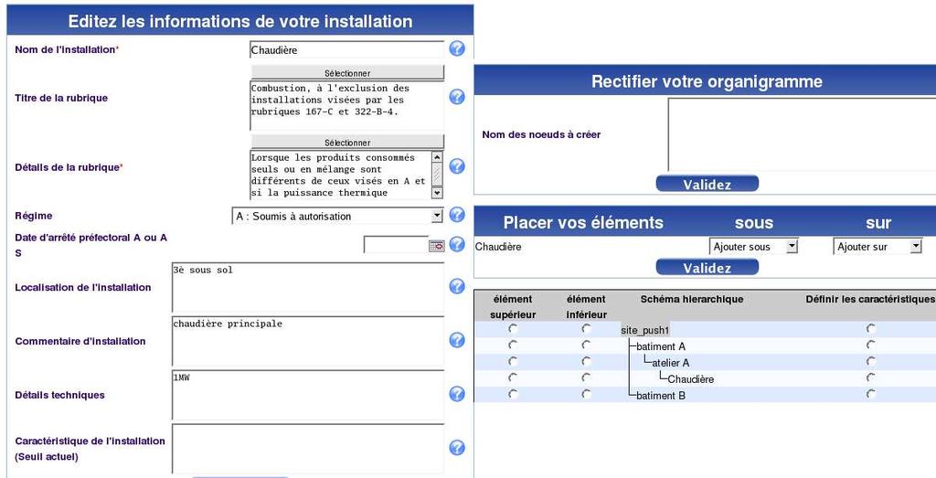 9.2. Veille et Conformité 165 Figure 9.4 Dénition de la structure d'un site. établir des ches de conformité. Les ches de conformité (cf. gure 9.5) sont des associations installation(s)- exigence.