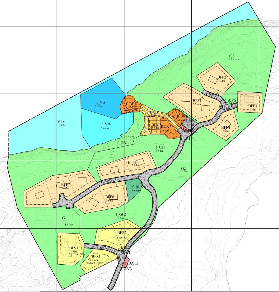 Revidert plankart for Håvika som følgje av motsegn frå Fylkesmannen. Vurdering: Planfagleg vurdering Planforslaget er godt gjennomarbeidd og løysingane som er valt er kvalitetssikra av kommunen.