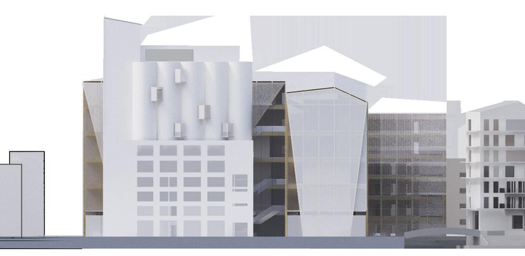 Situasjonsplan Overordnet situasjonsplan 2m 2m 2m Det nye museet vil bli en gigant, som en kjempeskapning ved siden av en annen kjempe.