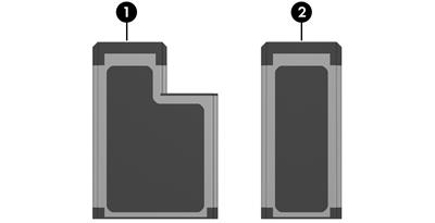 ExpressCard Et ExpressCard er et nestegenerasjons PC-kort med høy ytelse, som må settes inn i ExpressCardsporet.