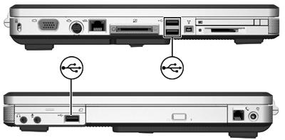 7 Eksterne enheter Bruke en USB-enhet USB (Universal Serial Bus) er et maskinvaregrensesnitt som du kan bruke for å koble eventuelle eksterne enheter, for eksempel USB-tastatur, -mus, -skriver,