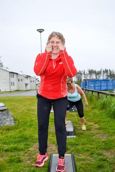 Men viktigere enn vekten, eer på grunn av den fotte vektreduksjonen, har Birgit masse mer energi, ti gede bant annet for sine seks barnebarn. Hun kan ikke få furost instruktørene.