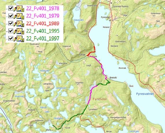 Matrikkelføringsprosjekt med Statens kartverk Et prosjekt hvor kartverket har inngått avtale med Fyresdal kommune angående retting av eksisterende grenser for vei.