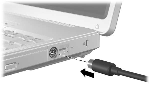 Multimedia Koble til videosignalene For å overføre videosignaler via S-Video-utgangen må du ha en standard S-Video-kabel. Denne får du kjøpt hos de fleste TV-, video- eller elektronikkforhandlere.