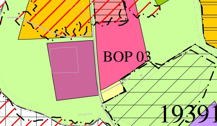 4 Beskrivelse av planområdet, eksisterende forhold 4.1 Rammebetingelser og premisser for planarbeidet 4.1.1 Kommuneplanens arealdel Innenfor planområdet er det i gjeldende kommuneplan for Skibotn (08.