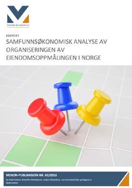 Alternative organisasjonsmodeller Kommunalt ansvar for oppmåling og registerføring (gjeldende ordning) Oppmåling som profesjonsregulert tjenesteyting i fri konkurranse (høringsforslaget)