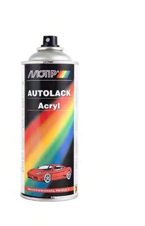 reparasjonslakk (fargekoder) Spray 400 ml. Lakkstift 12 ml.