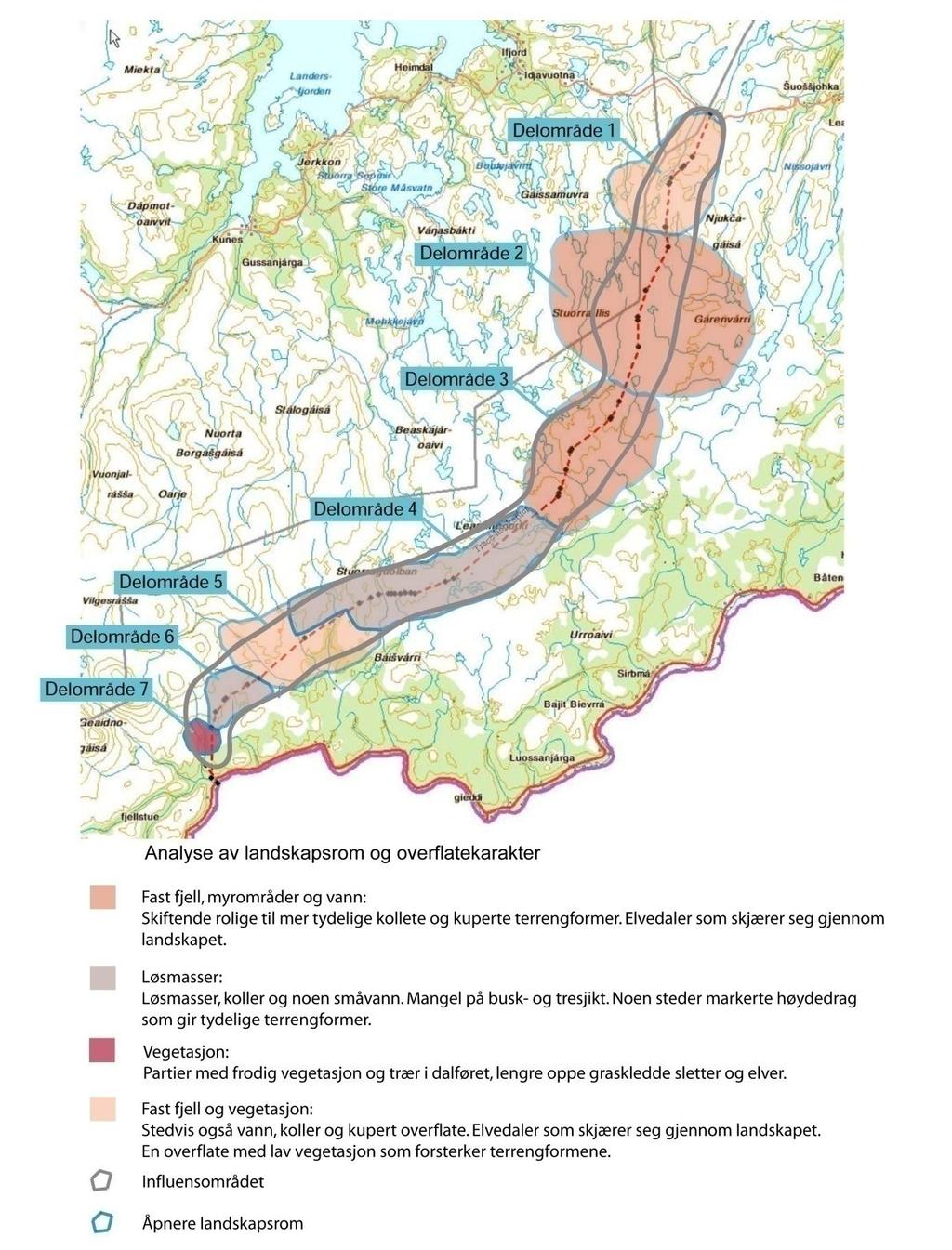 Konsekvensutredning for reingjerde mellom Rv 98 Ifjord - Darjohka 20 Fig. 5.